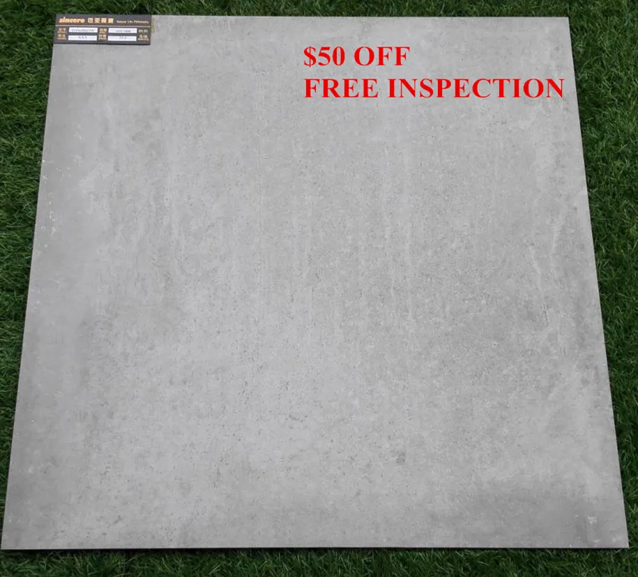 Made in China Non Slip Granites Look Rustic for Bathroom Kitchen Floor Porcelain Tile