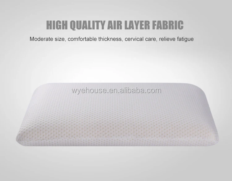 Контурные пены памяти хлеб формы подушка бамбука и сетки ткань подушка