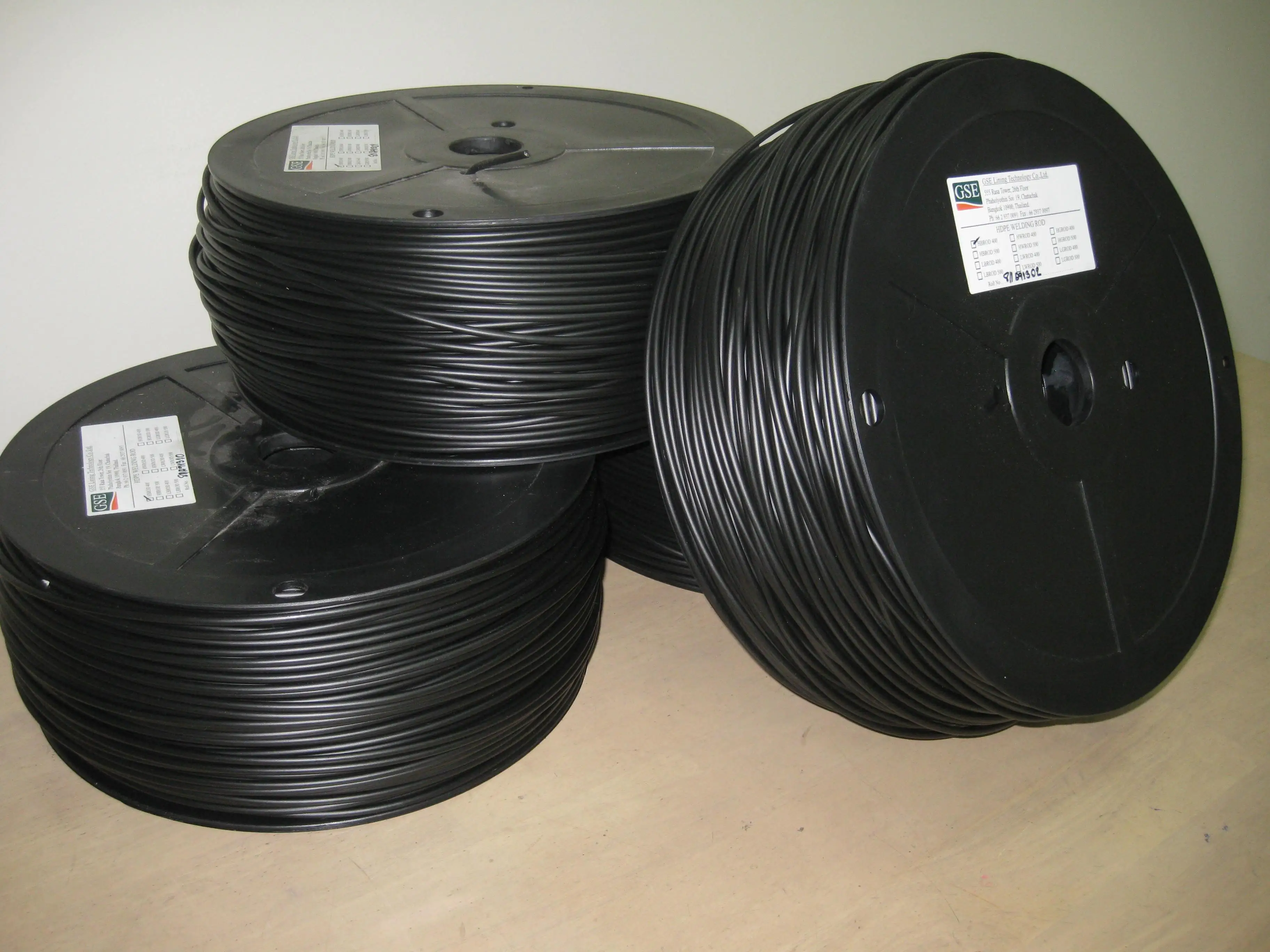 4mm HDPE, PP, PVC Plastic Welding Rod for Extruder Gun