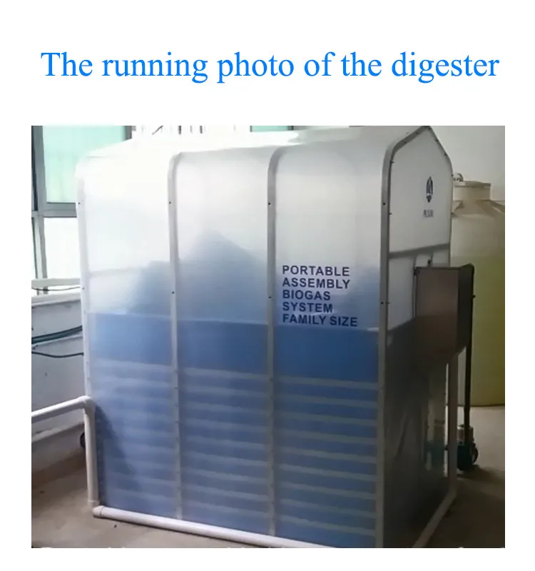 Portable PUXIN Small Biogas Digester Anaerobic for Cooking Fuel
