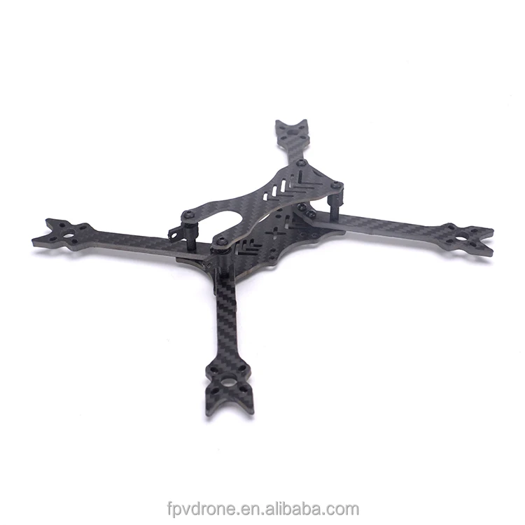 Новый комплект рамок HANTU 5 дюймов 210 мм из чистого углеродного волокна с рукояткой 4 детали для 3d-печати FPV RC cross racing drone