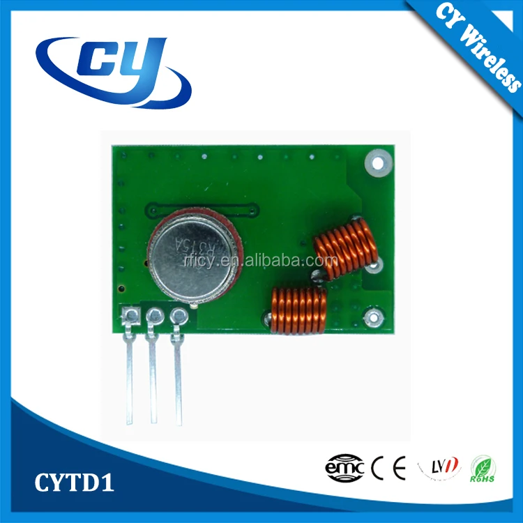 
 CY09 + CYTD1 315/433 передатчик и приемник RF TX/RX rf модуль приемника 433,42  