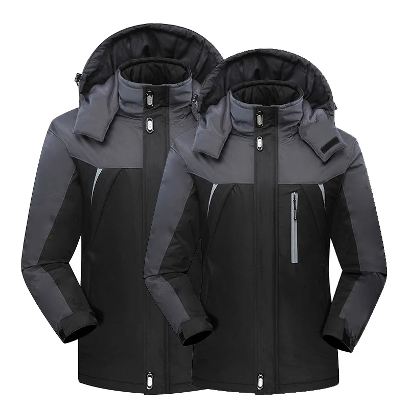 Men's Outdoor Thickening Waterproof Warm Sports Climbing Jacket_voghion.com