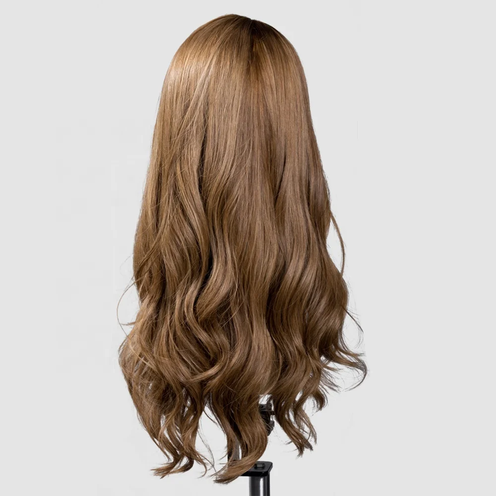 Wholesale Women Silk Base Topper Clip in Hair Piece Jewish Kosher 7x8' Human