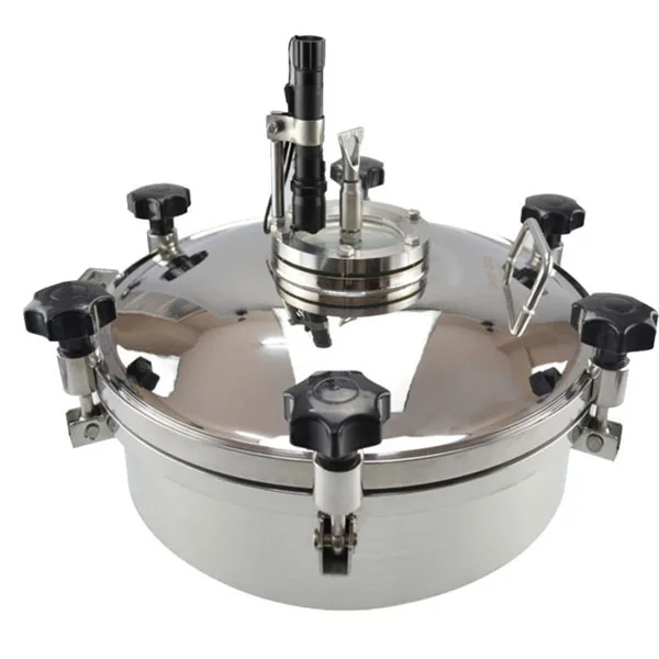 
 Гигиеническая круглая крышка люка с крышкой крышки люка с смотровым стеклом  