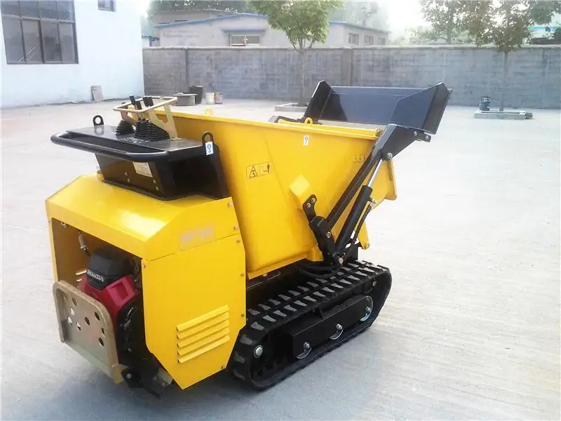 MMT100 Engineering Construction Machinery CE Mini Dumper Crawler Concrete Dumper