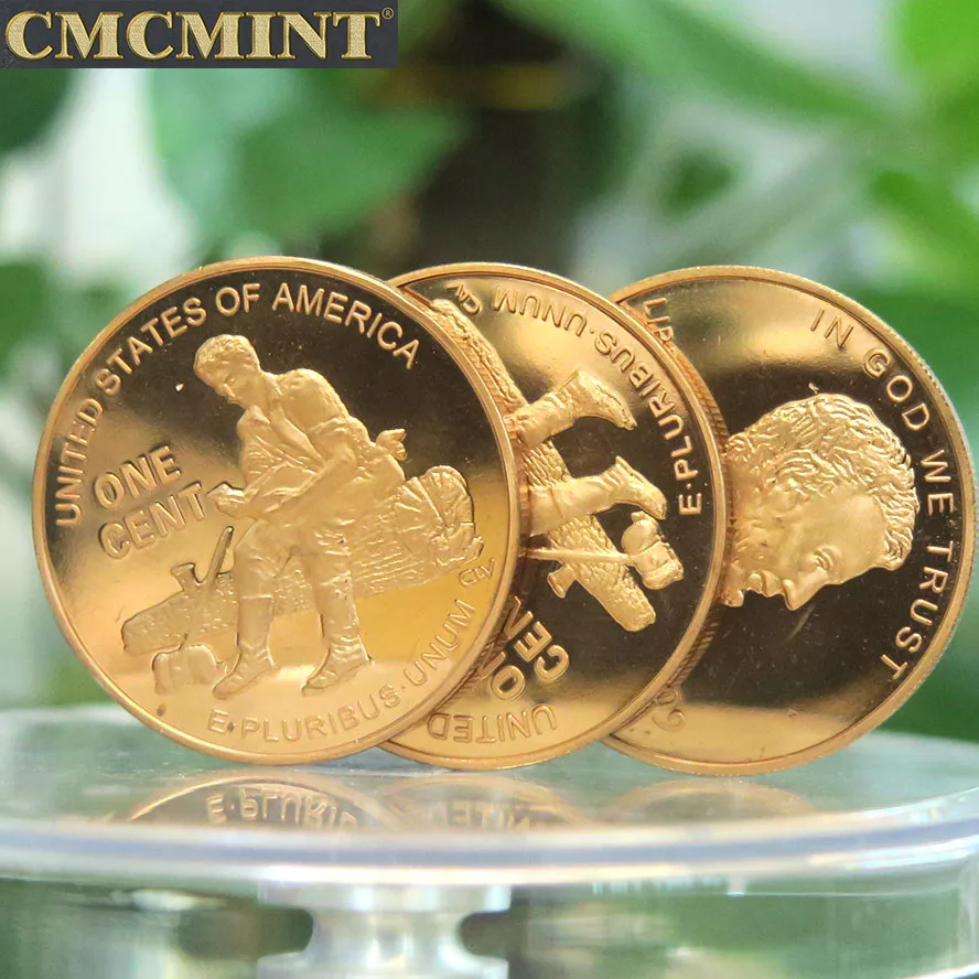 1盎司999细铜1 of 4-巨型便士林肯在圆圆硬币上价格极好B40