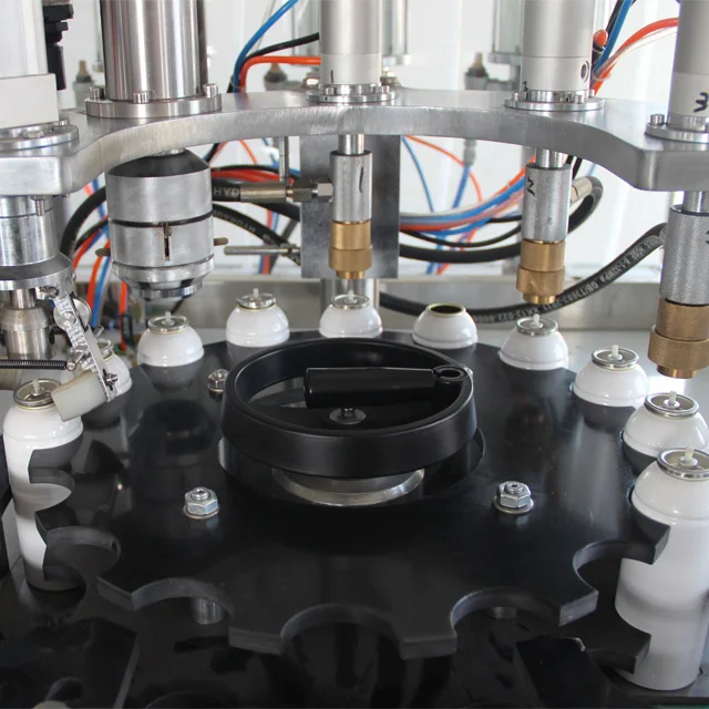 
Автоматическая машина для розлива Аэрозольных Баллончиков 