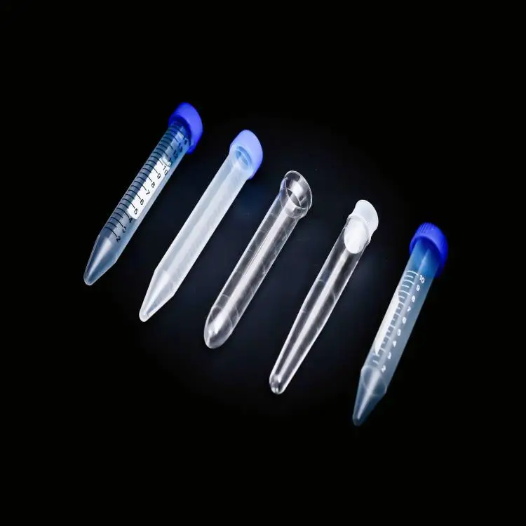 Медицинские лабораторные одноразовые пластиковые пробирки с винтовой крышкой