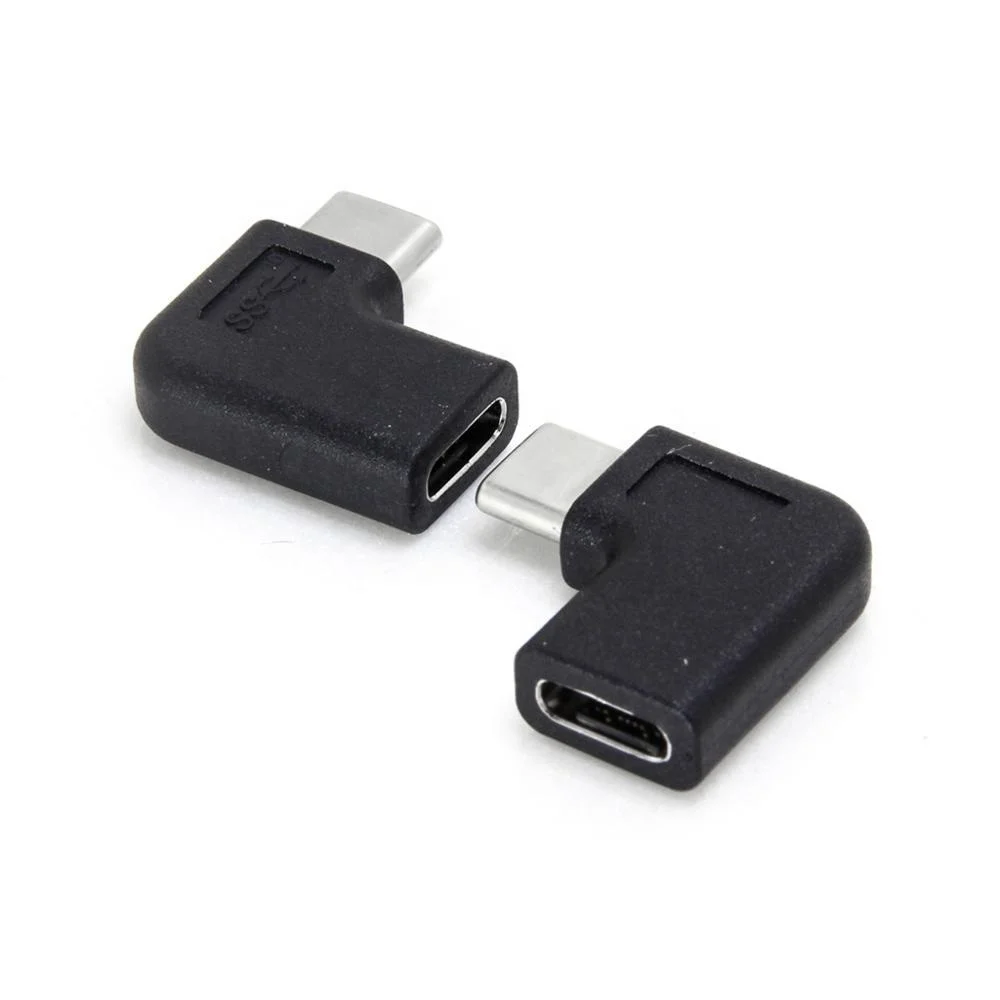 Support 10gbps 90 Degree Left Right Angle Usb-c 3.1 Type C Male To ...