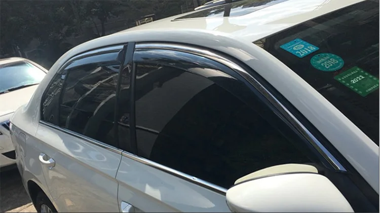 Weather Shields Door Visor Window Deflector Vent Visor Rain Guard for Volvo XC60 XC90