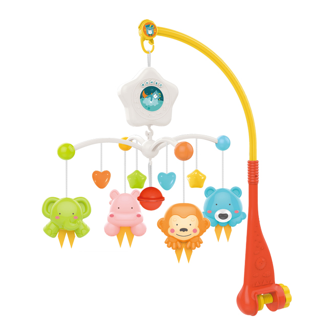 Высококачественный подвесной музыкальный мобиль для детской кроватки с проектором HC428012