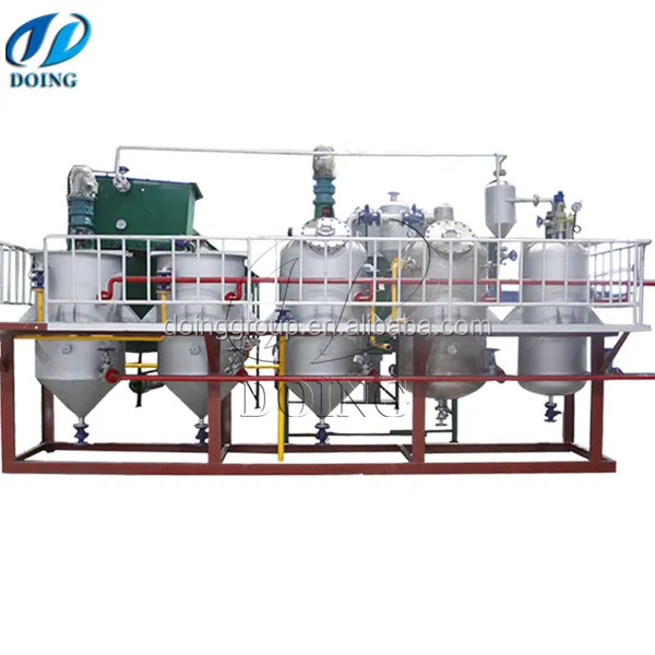 Rice Bran Sunflower Oil Refining Machine Working Process Flow Chart Machine for Refined Palm Oil Edible Soybean Canola Oil