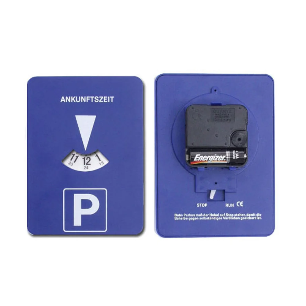 parking disc with battery,automatic parking clock