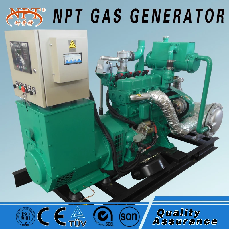 CE Approved 50kw Generator Biogas Gas Genset Price