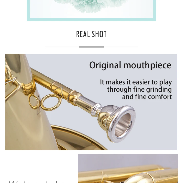 Taishan Copperzinc Alloy Gold Lacquer Tuba With Vertical Piston Bb