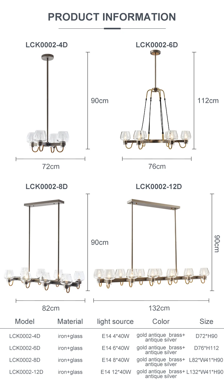 lck0002 new product residential decoration living room dining room 8 lights led chandelier -3