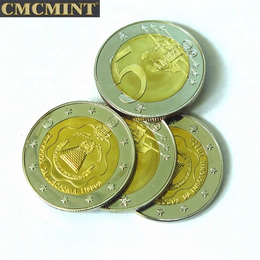 바이메탈 뉴 월드 오더 $5 아메로 알렉스 존스 라운드 커스텀 코인 최소 주문 없음 C96