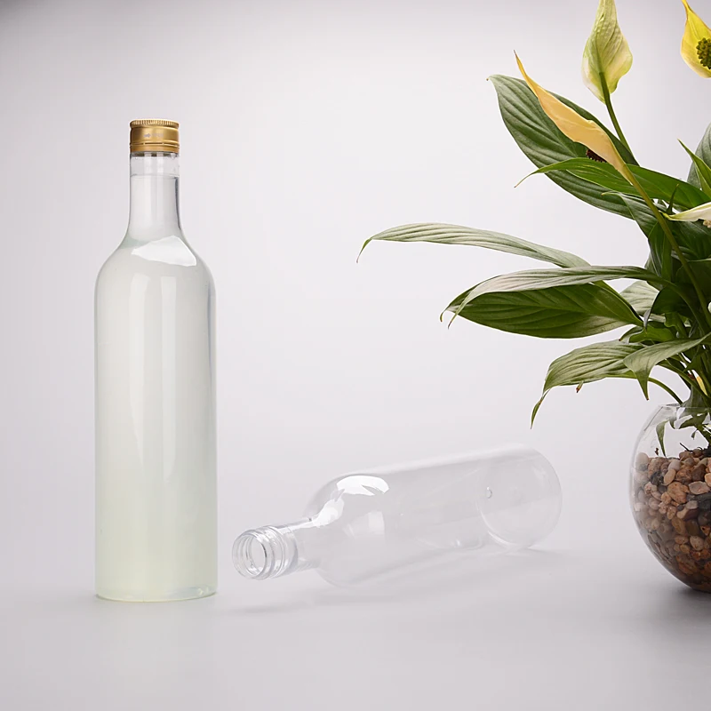 25 oz Empty Liquor Bottles Drinking champagne Plastic Bottle