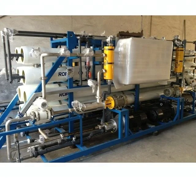 Commercial Containerized Solar Marine Reverse Osmosis RO Seawater Desalination Plant for Boat