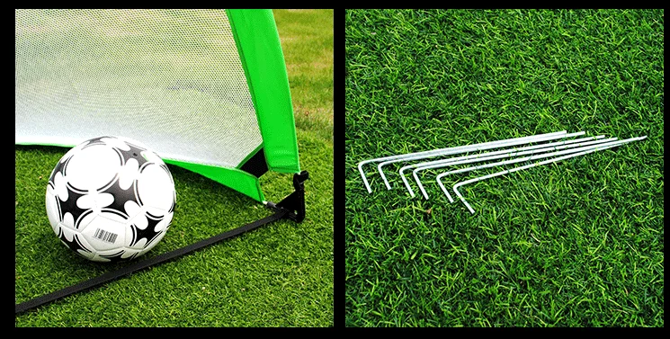 product portable mini foldable pop up soccer goals outdoor kids football pitch training net-6