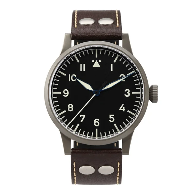 aviatorwatch leather watch band high quality pilot watch