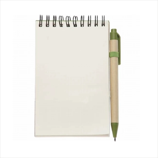 Экологичный мини-блокнот с ручкой фирменный переработанный рекламный блокнот логотипом ручка подарочный набор Обложка для дневника бумага принтом