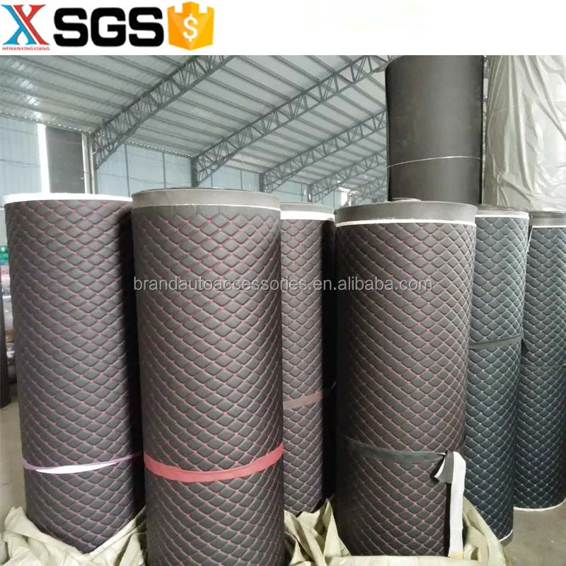 Custom Tailor High Quality Pu Leather Car Floor Mat Material Roll for 5d 3d Car Floor Mats