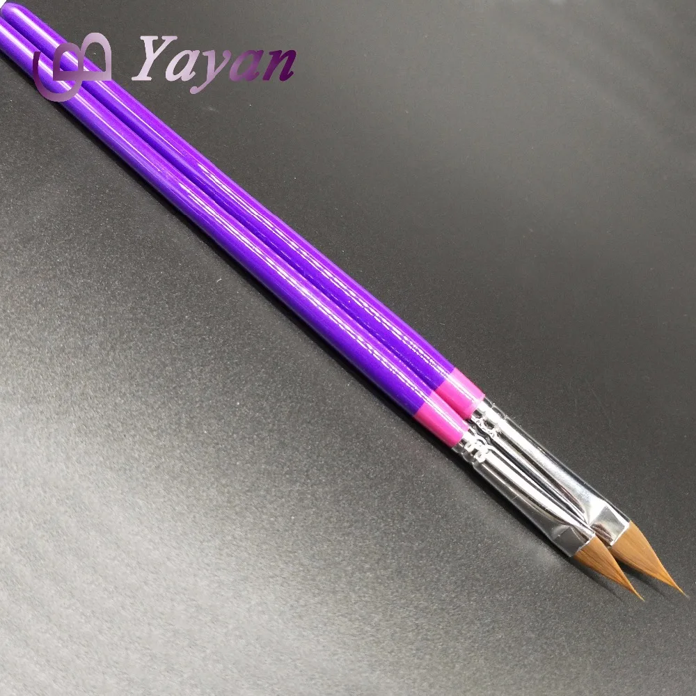 Professional Synthetic Taklon Hair Wooden Handle Face And Body Paint