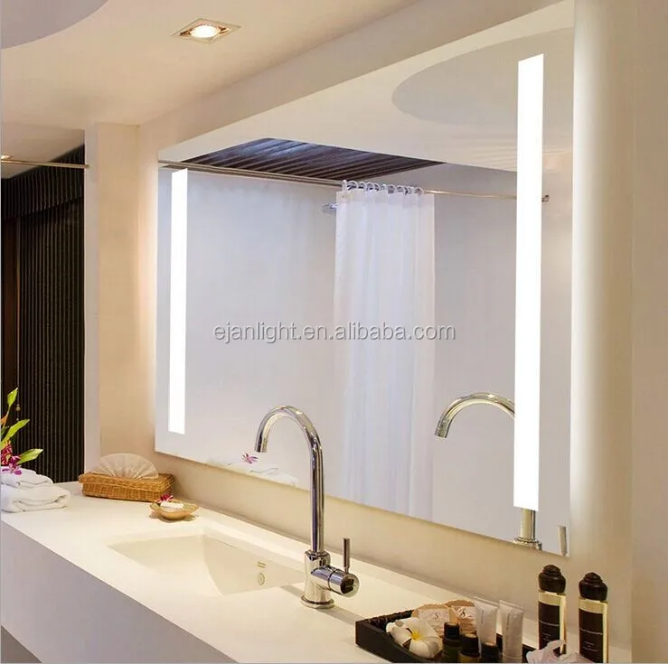 Salon Rectangle LED Lighted Decorative Makeup Wall Mirror