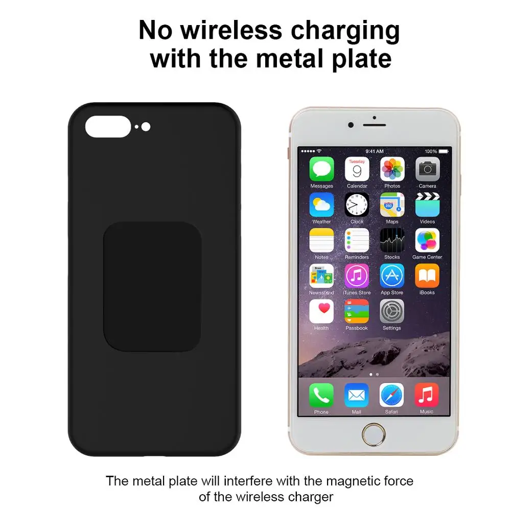 Metal Plate Disk Iron Sheet Magnet Mobile Phone Holder Iron Plate Sticker for Magnetic Car Phone Holder