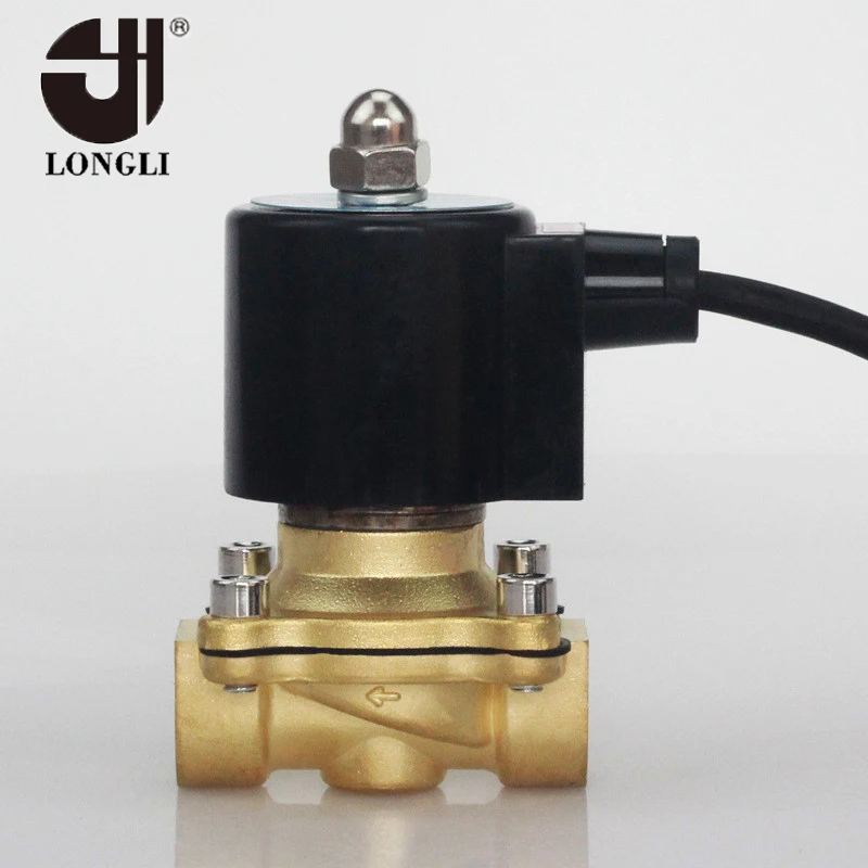 2 Вт-160-15 латунный Водонепроницаемый Электронный электромагнитный клапан для продажи