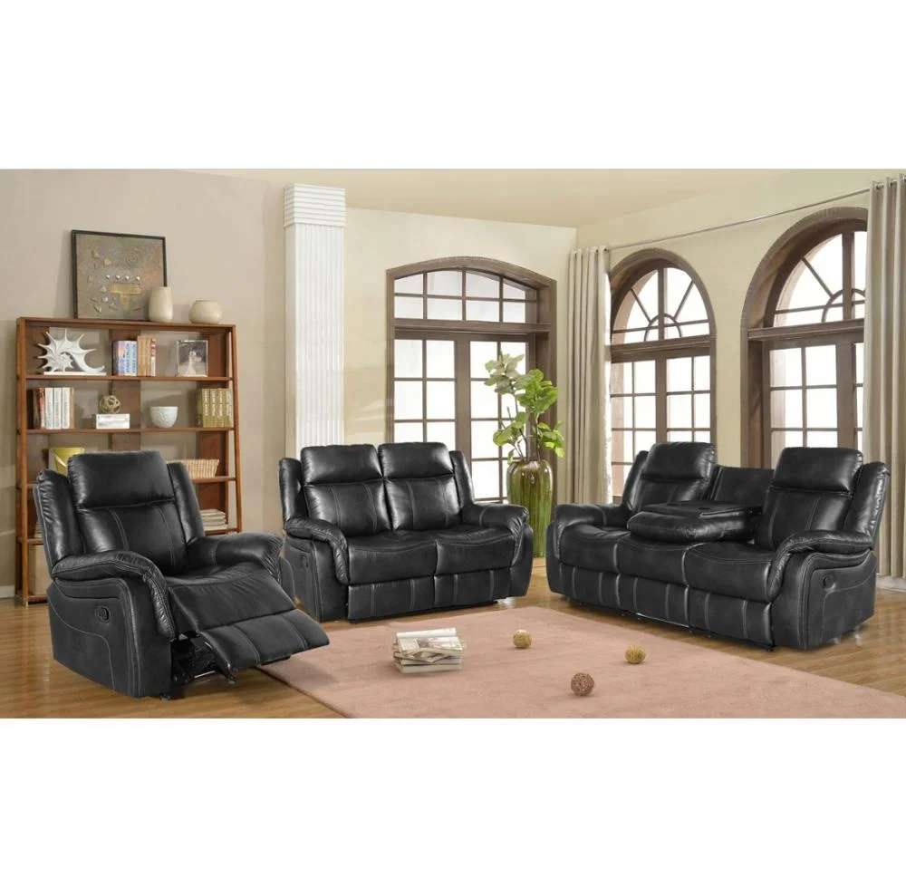 Modern Recliner Chair Functional Sofa Set 7 Seater Electric Recliner