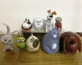 9pcs set 5 8cm The Secret Life of Pets Snowball Mel Max Chloe Buddy Soft Stuffed