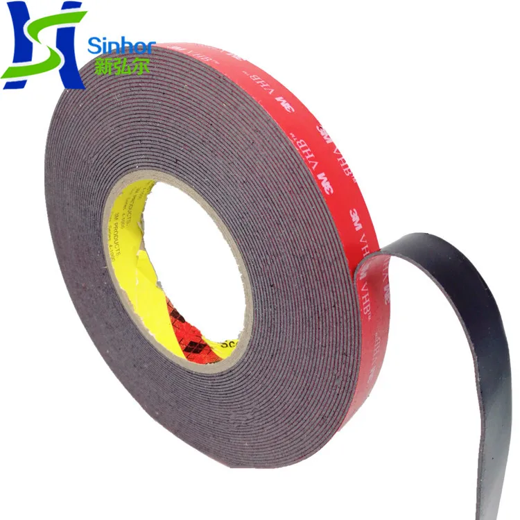 3m 5930 Vhb Double Sided Acrylic Foam Tape Black Color 0 8mmthickness 12mm Wide X 10m Long Buy Double Sided Tape Vhb Tape 3m Vhb Acrylic Foam Tape Product On Alibaba Com