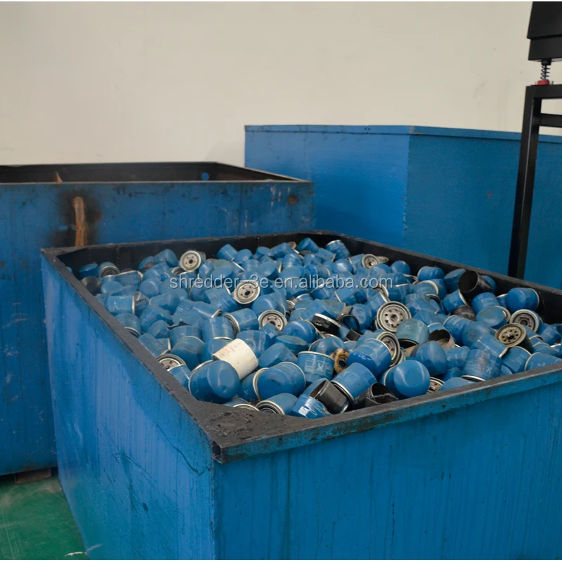 Машина для переработки металлических масляных фильтров