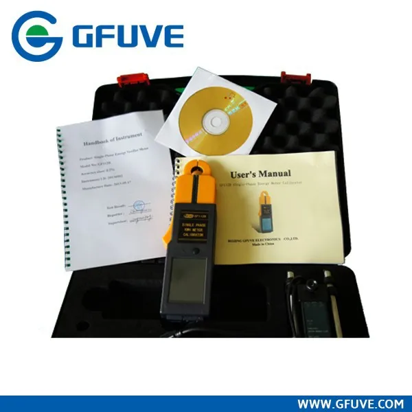 GFUVE GF112B Handheld Single Phase kWh Meter Calibrator With Scanning Head