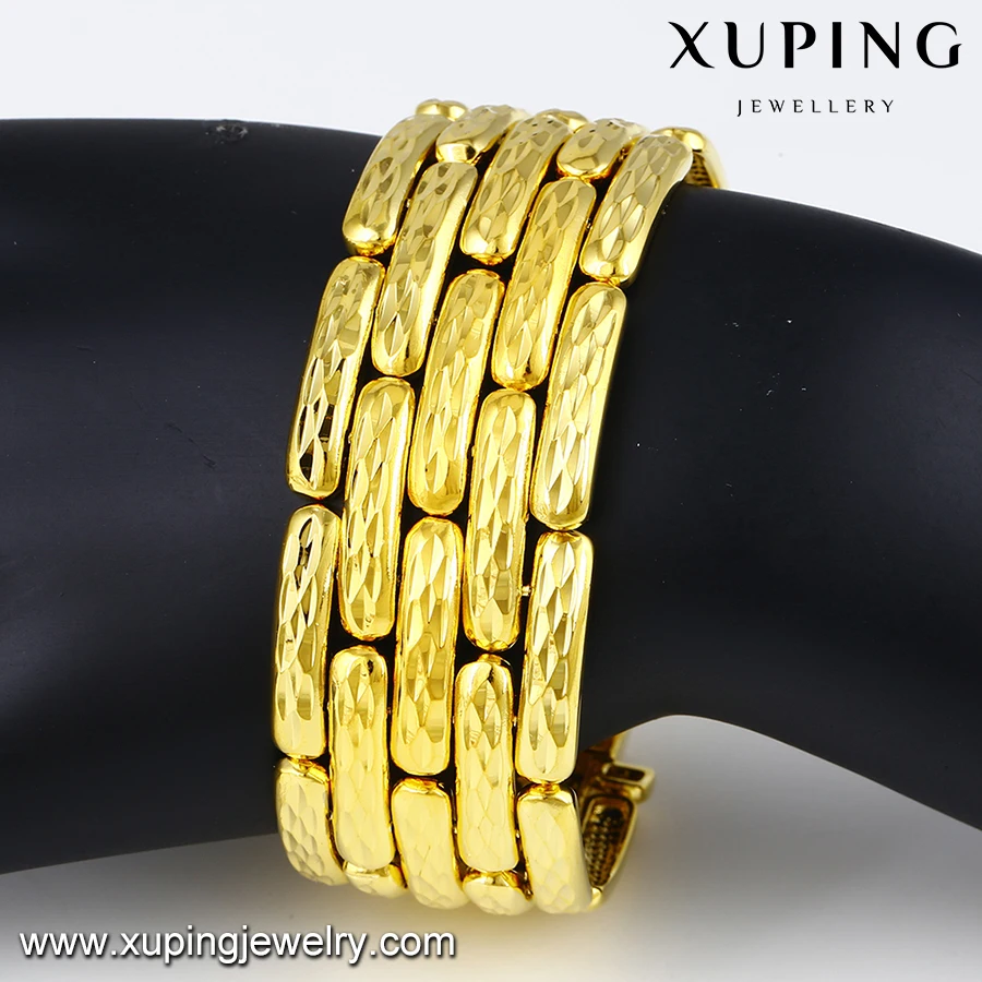 74489 Joyeria 2018 New Products Wedding Souvenirs Copper Gold Plated Bangle  24k Gold Dubai xuping Fashion Jewelry