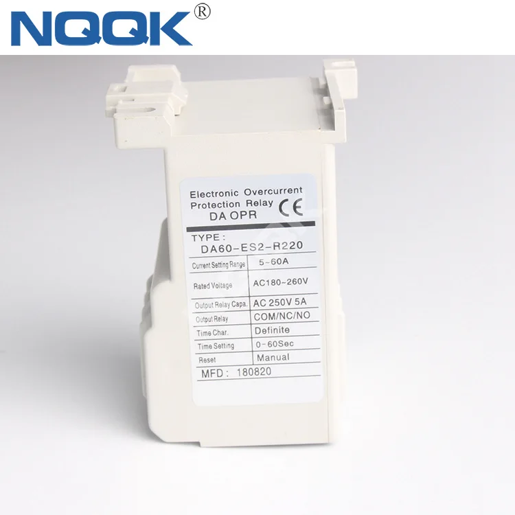 PGORP DA60 OPR ES2 SS SS3 R220 Miniature Electronic Overcurrent Protection Relay with Epoxy Protection Feature