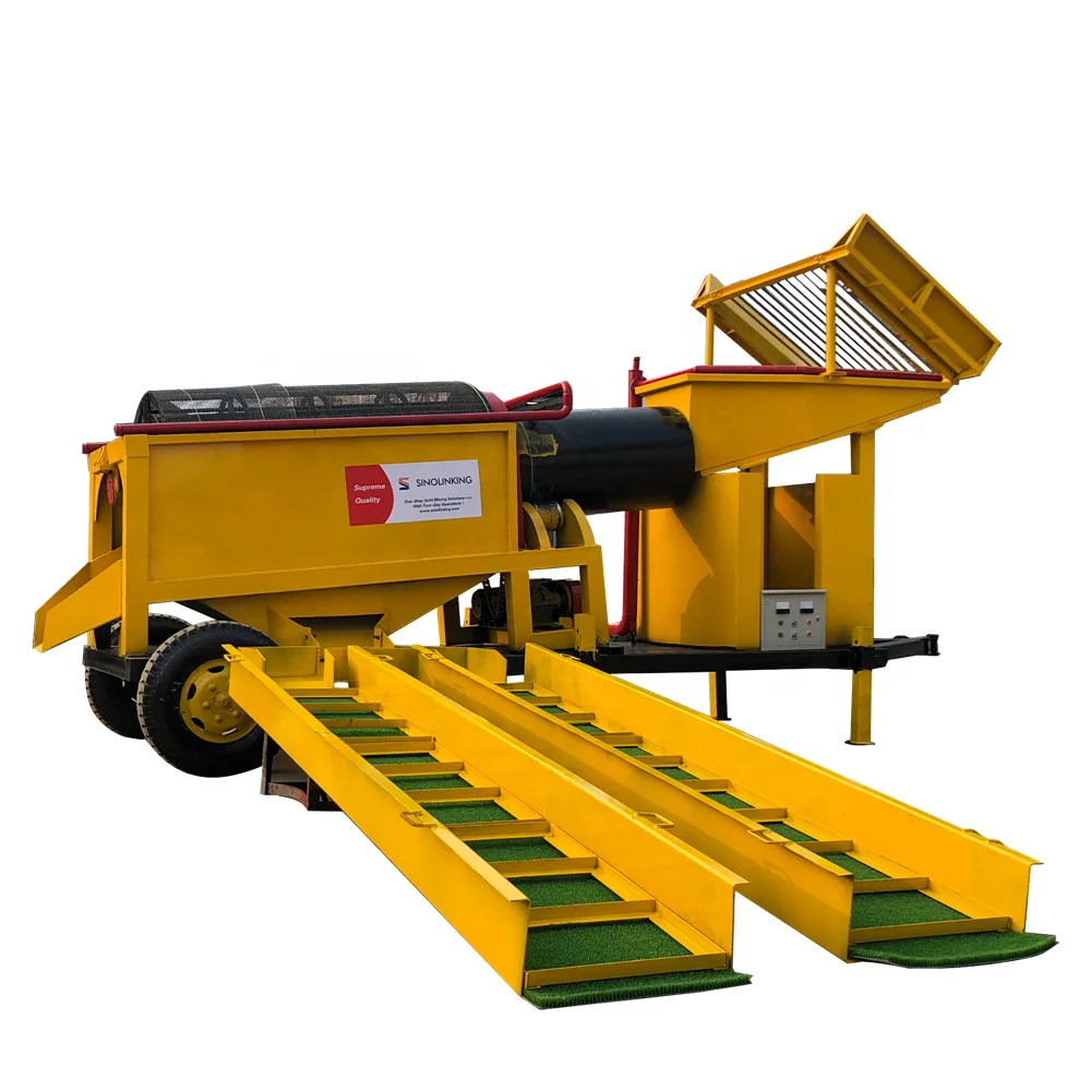 Gold Recovery Machine Trommel Scrubber From SINOLINKING
