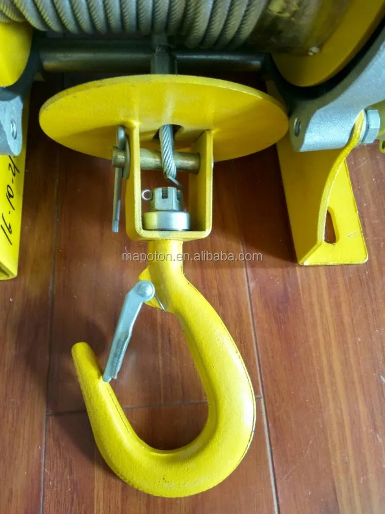 Factory Price Mini Electric Hoist Winch With Trolley 1000kg