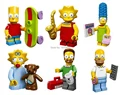 The Simpsons Mini Fiugres DIY Plastic Toy Dolls Kids Construction Toys Bricks Building Blocks Compatible With