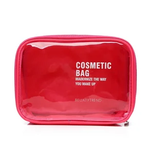 Women Travel Toiletry Makeup Organizer Transparent PVC Cosmetic Bag