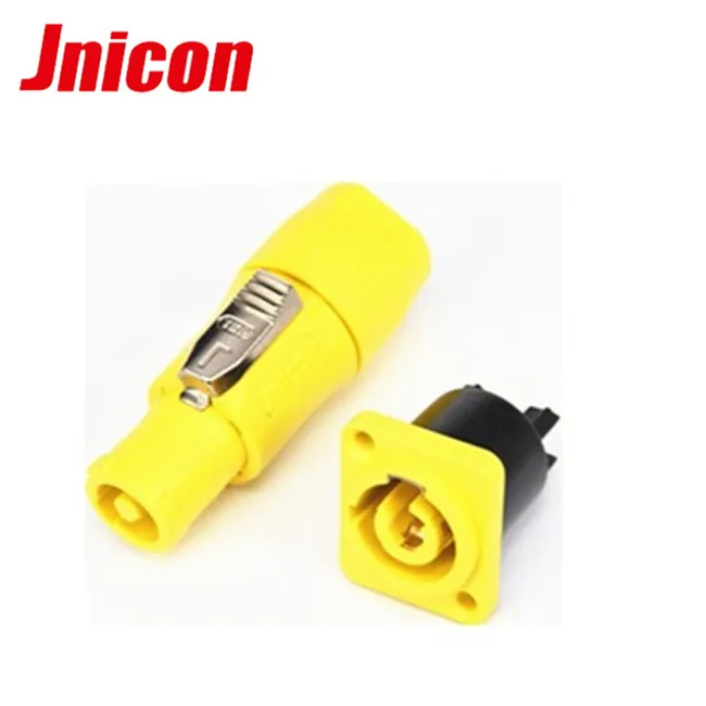 3 Pin Blue Powercon Connector Ip44 IP64 in Indoor and Outdoor LED Screen with Plug and Socket