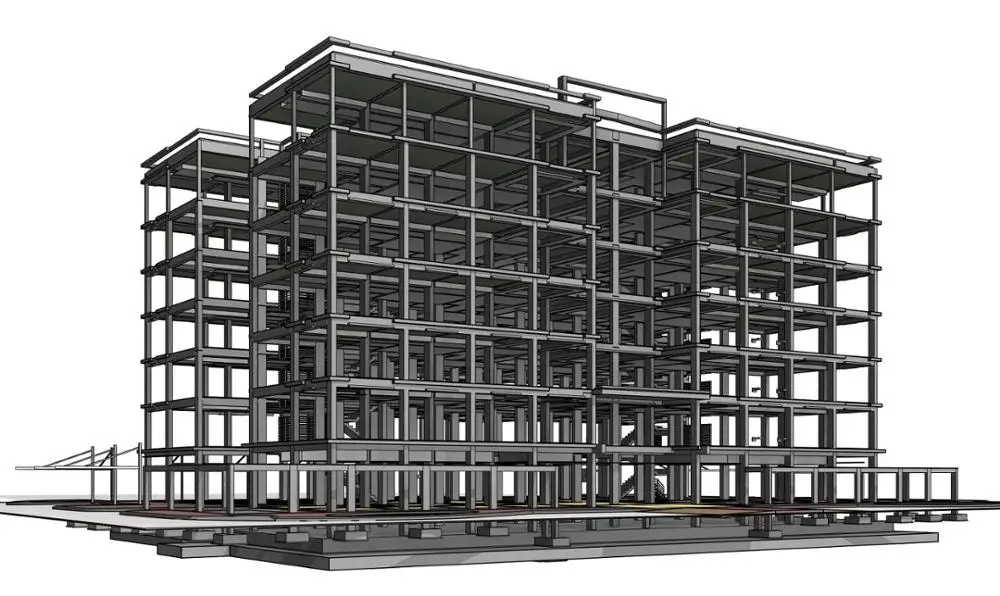 China Steel Structure Light Steel Frame Building Hospital with Certification