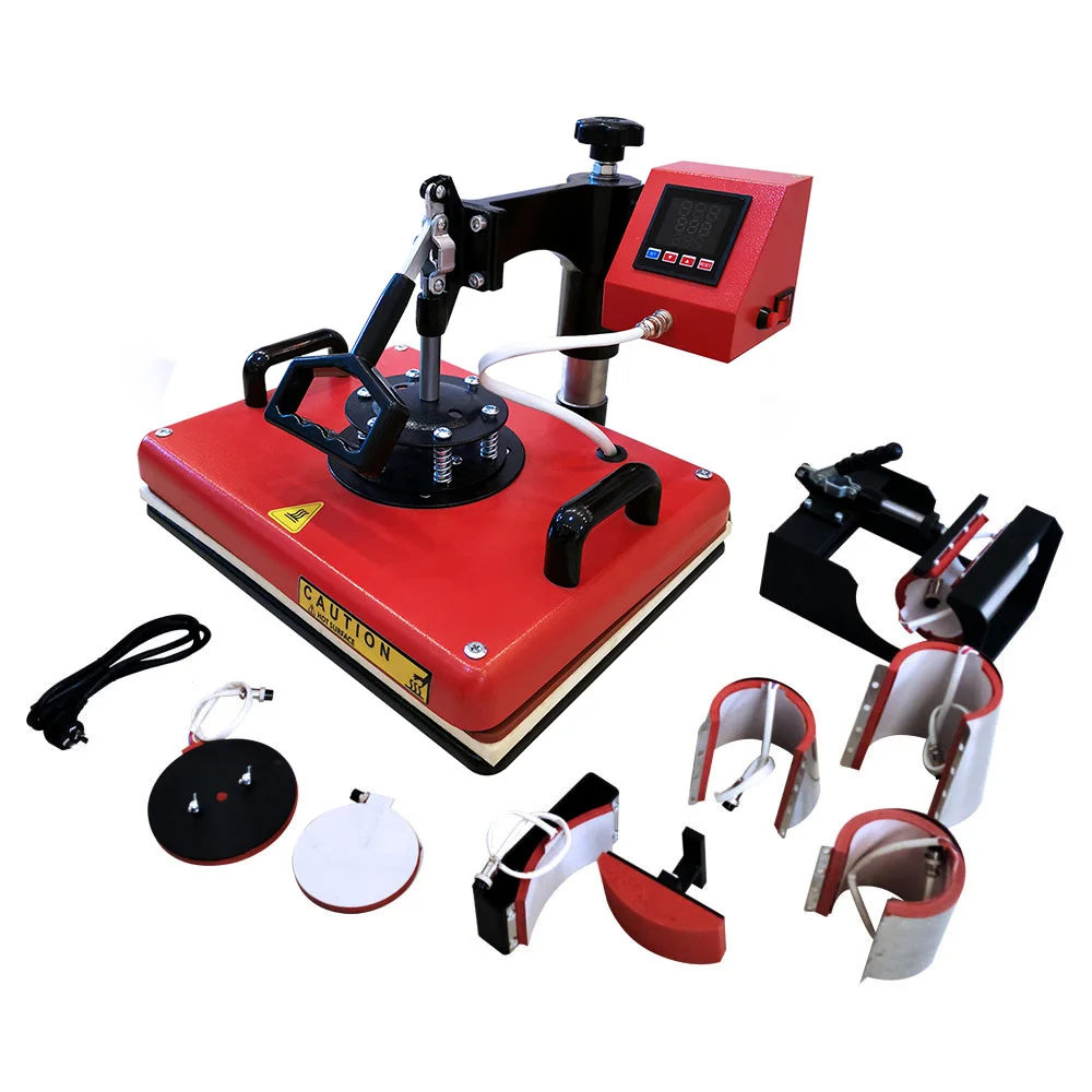 8 in 1 Combo Sublimation Heat Press Multifunction Printer Machine