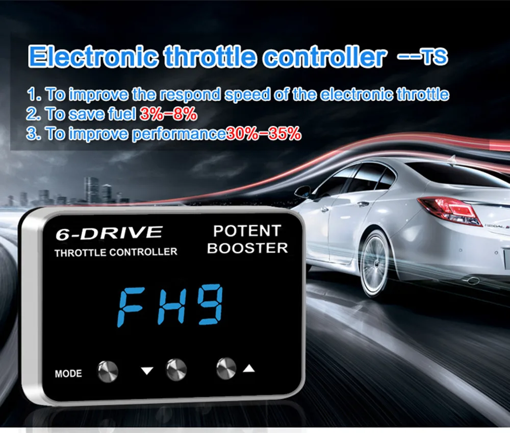 Морзе дросселя контроллер Спринт Бустер Мощным Дроссельной Booster Преобразователь Питания/Переключатель для Honda hyundai