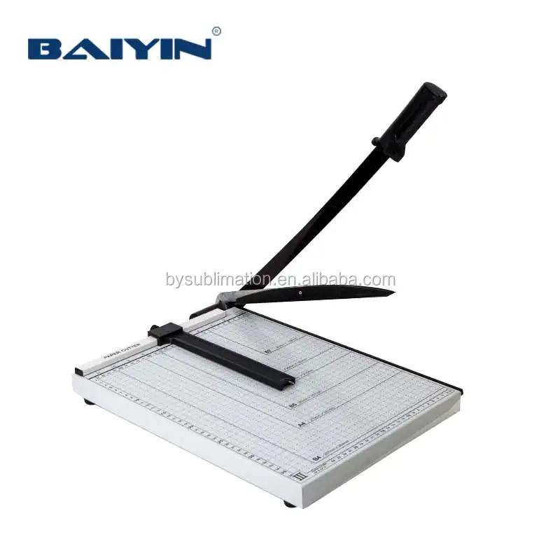 Paper Cutter A4 To B7 Metal Base Guillotine Page Trimmer Blade Scrap Booking 12" 