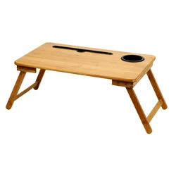 Заводская цена, многофункциональный складной стол, бамбуковый деревянный стол для ноутбука, учебный стол в кровати