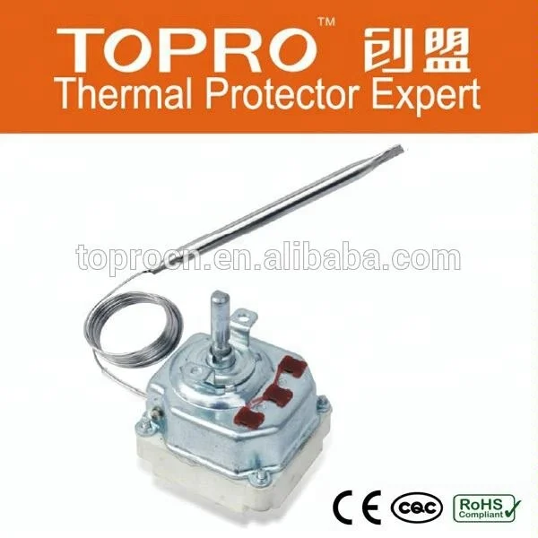 380V Three Phase 6 pin terminals Oven Capillary Thermostat